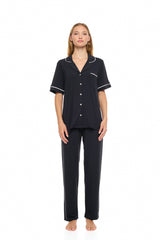Pink Label - Pyjama Buttoned Long Bamboo Nos