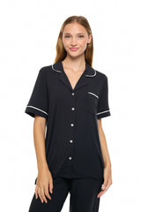 Pink Label - Pyjama Buttoned Long Bamboo Nos