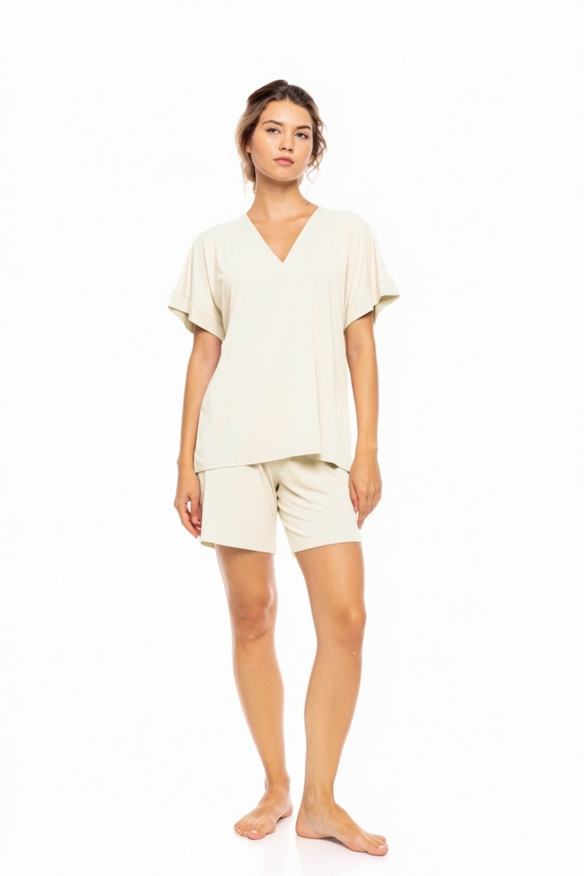 Pink Label - Pyjama Shorts Bamboo Nos