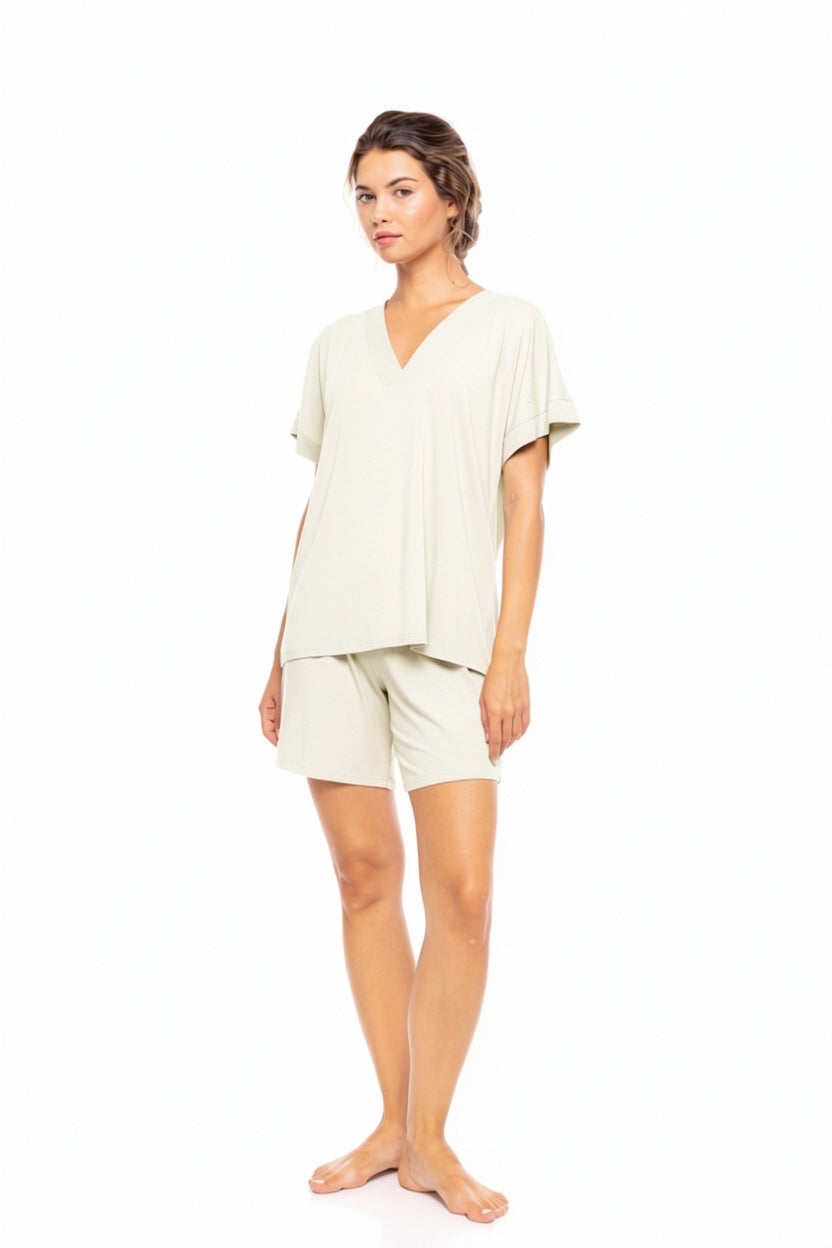 Pink Label - Pyjama Shorts Bamboo Nos