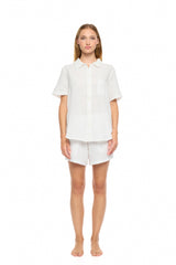 Pink Label - Pyjama Buttoned Shorts Summer Nights