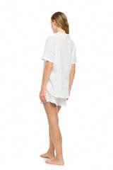 Pink Label - Pyjama Buttoned Shorts Summer Nights