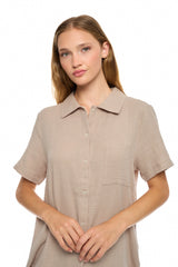 Pink Label - Pyjama Buttoned Long Pants Summer Nights