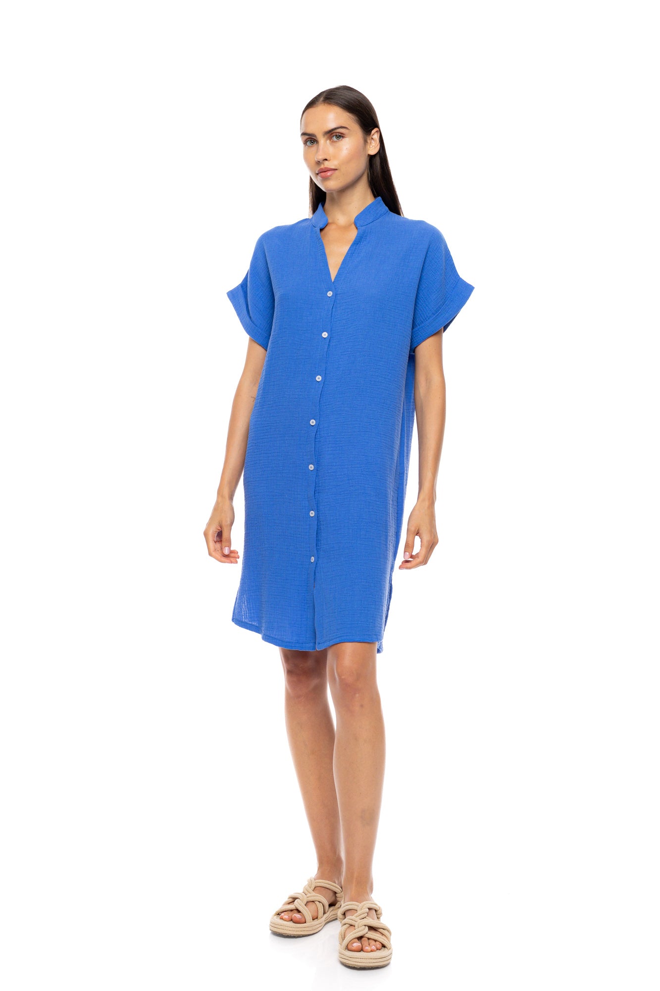 Pink Label - Dress Buttoned Summer Nights