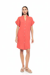 Pink Label - Dress Buttoned Summer Nights