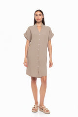 Pink Label - Dress Buttoned Summer Nights