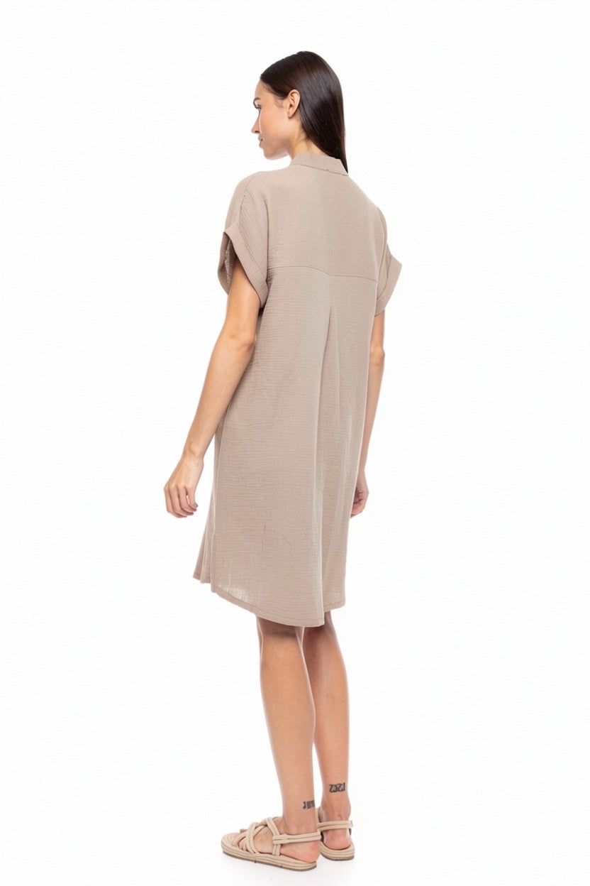 Pink Label - Dress Buttoned Summer Nights