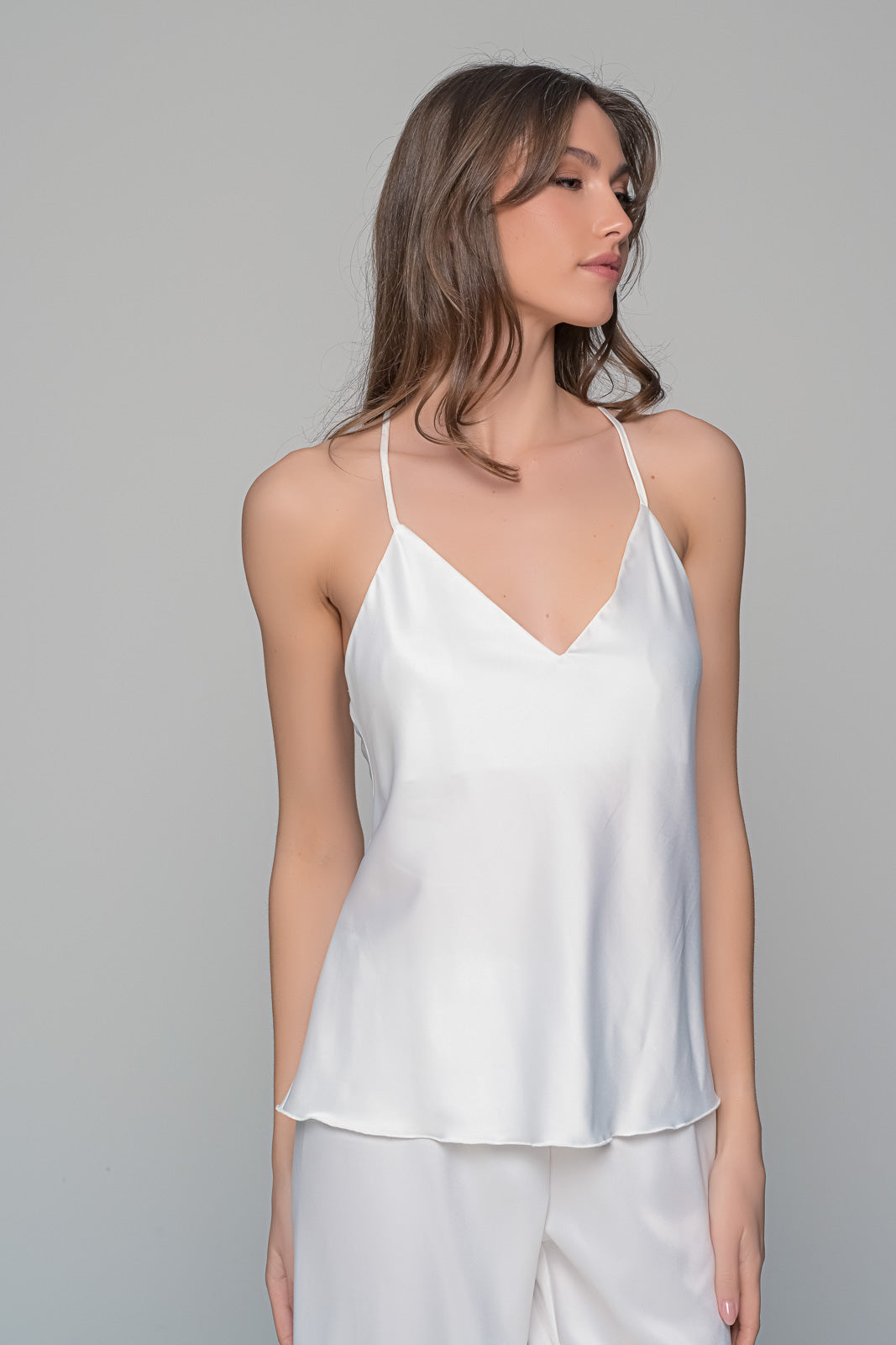 MilenaByParis - Νυφικό Σετ Πιτζάμα και Μάξι Ρόμπα