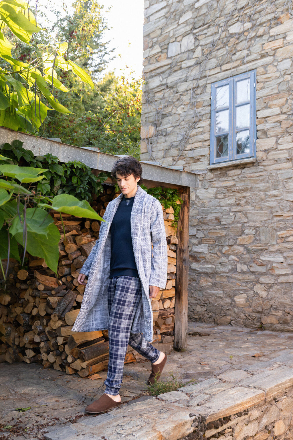 Ulisse - Robe Long Jaquard Grey