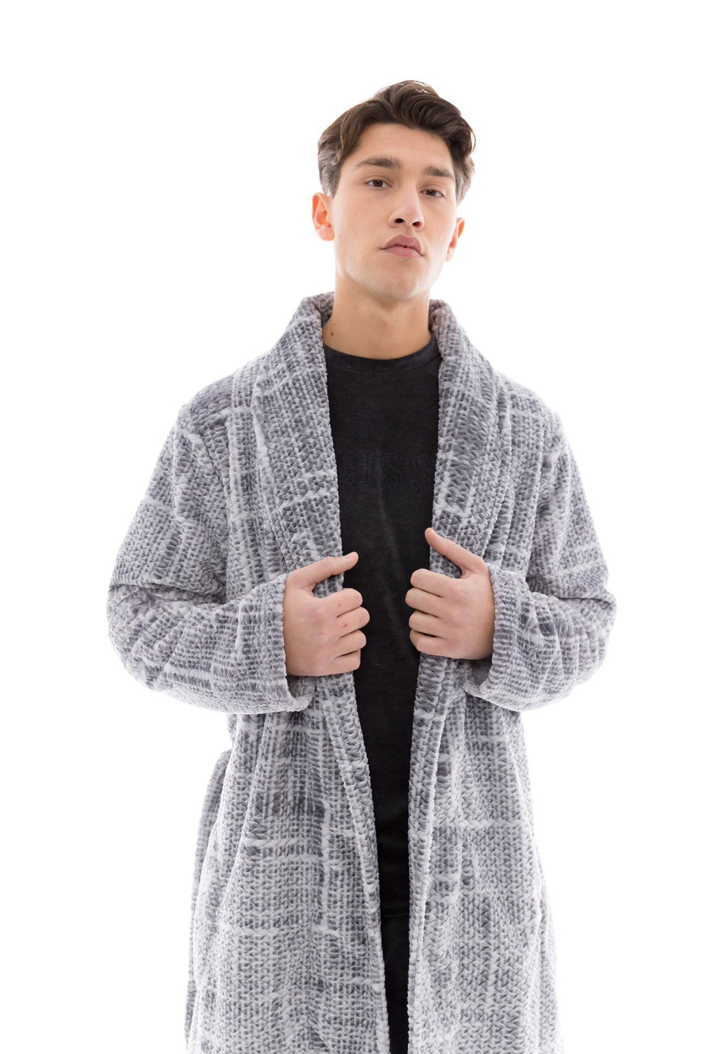 Ulisse - Robe Long Jaquard Grey