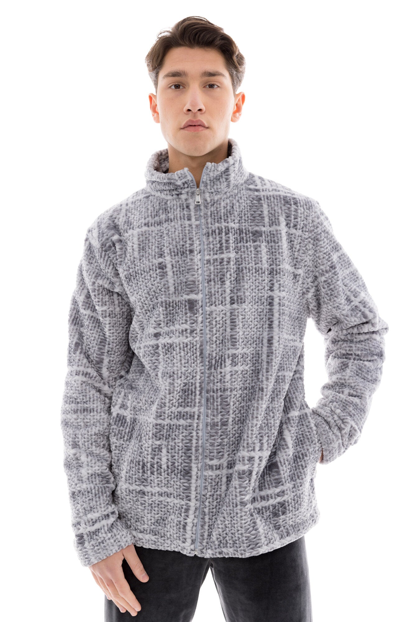 Ulisse - Robe  Zacket Jaquard Grey