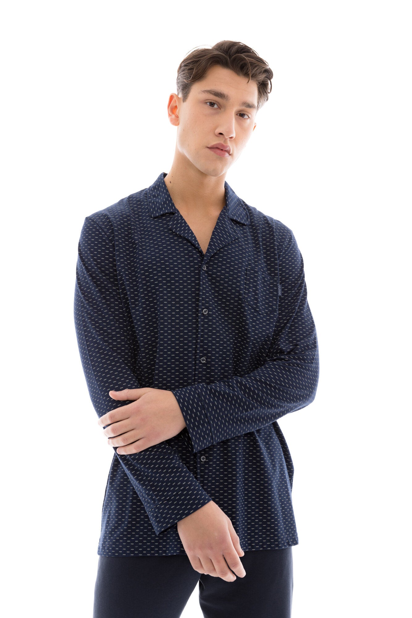 Ulisse - Pyjama Buttoned Blue Night