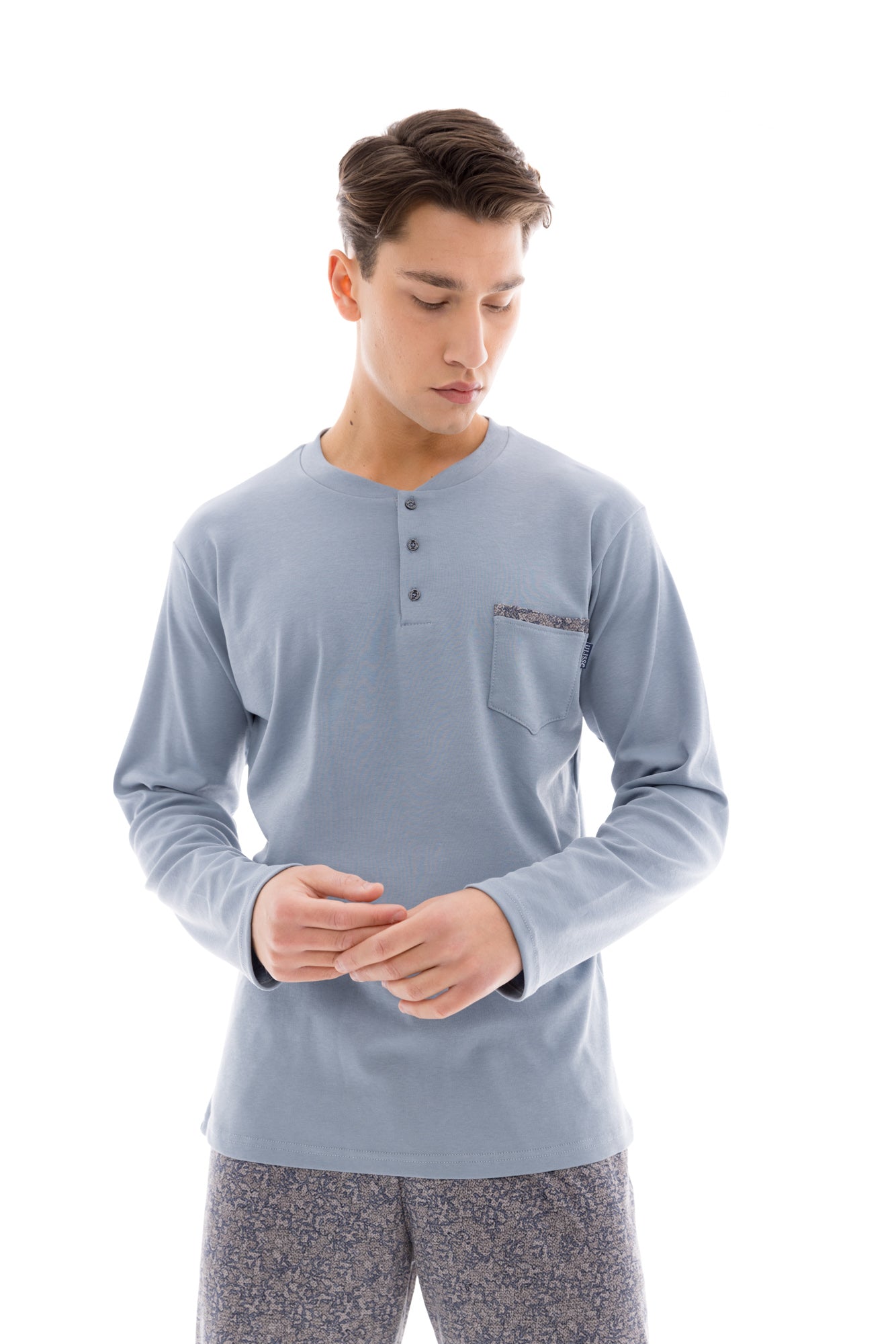 Ulisse - Pyjama Blue Grey