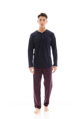 Ulisse - Pyjama Bordo Plaid