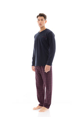 Ulisse - Pyjama Bordo Plaid