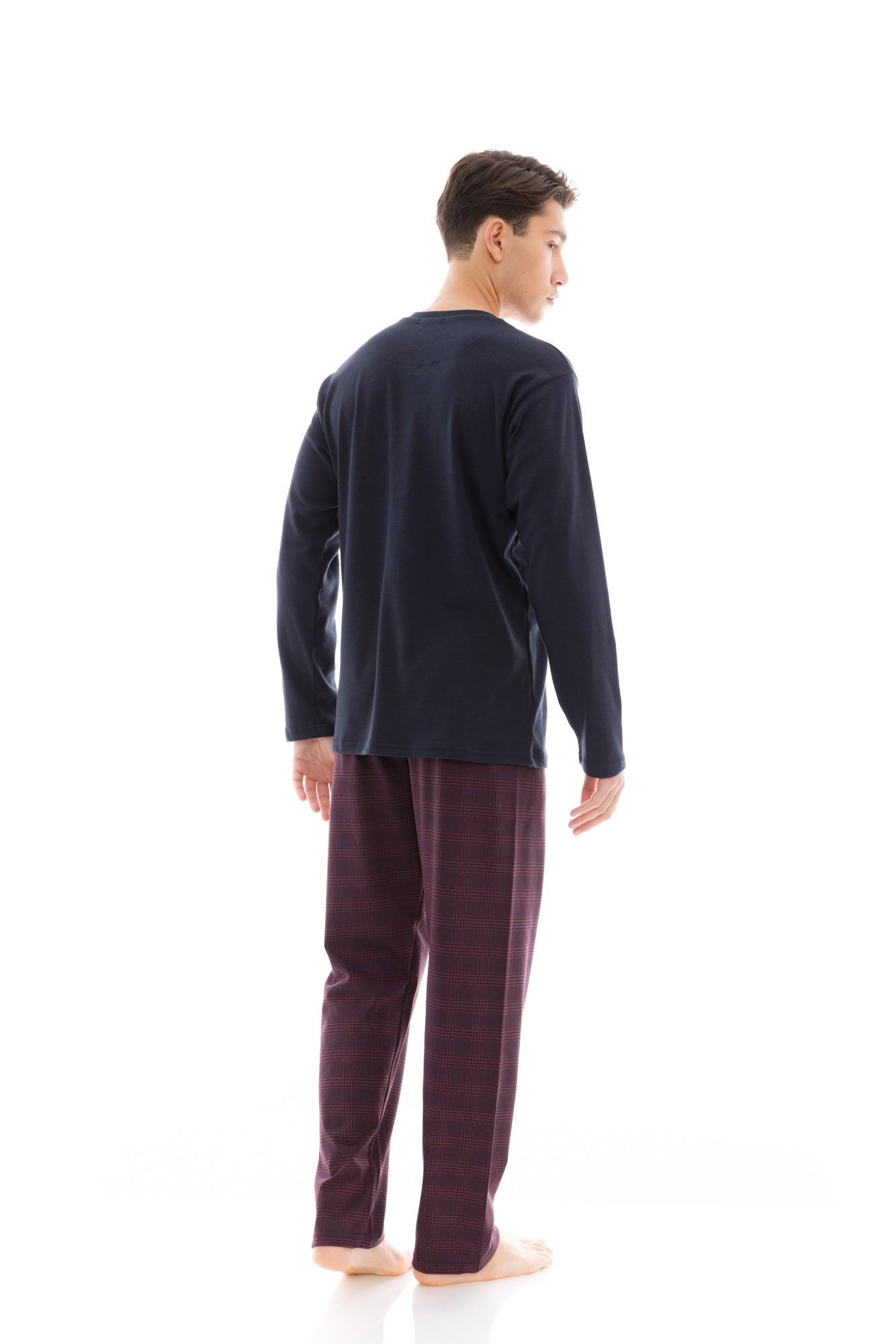 Ulisse - Pyjama Bordo Plaid