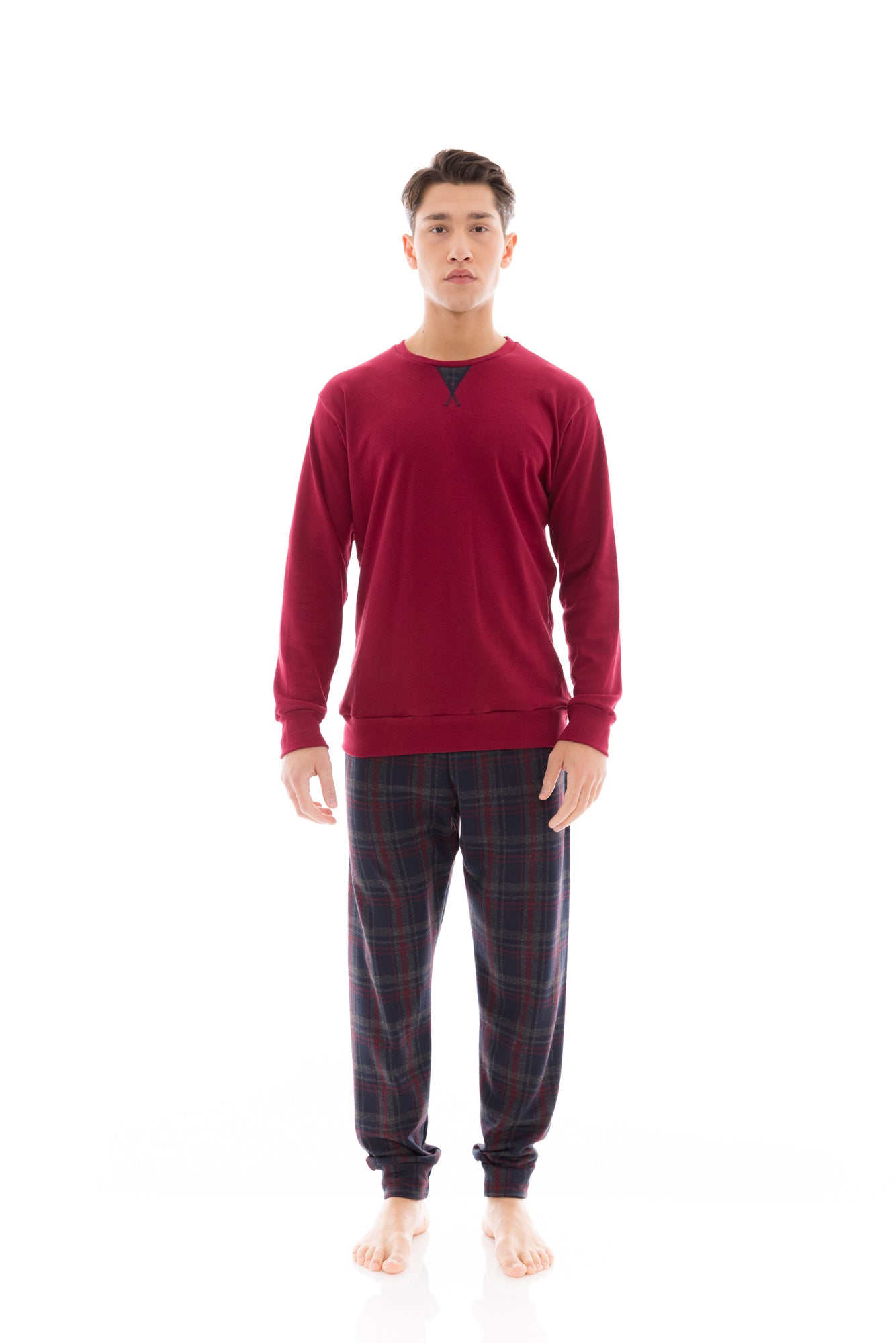 Ulisse - Pyjama Jacquard Red Plaid