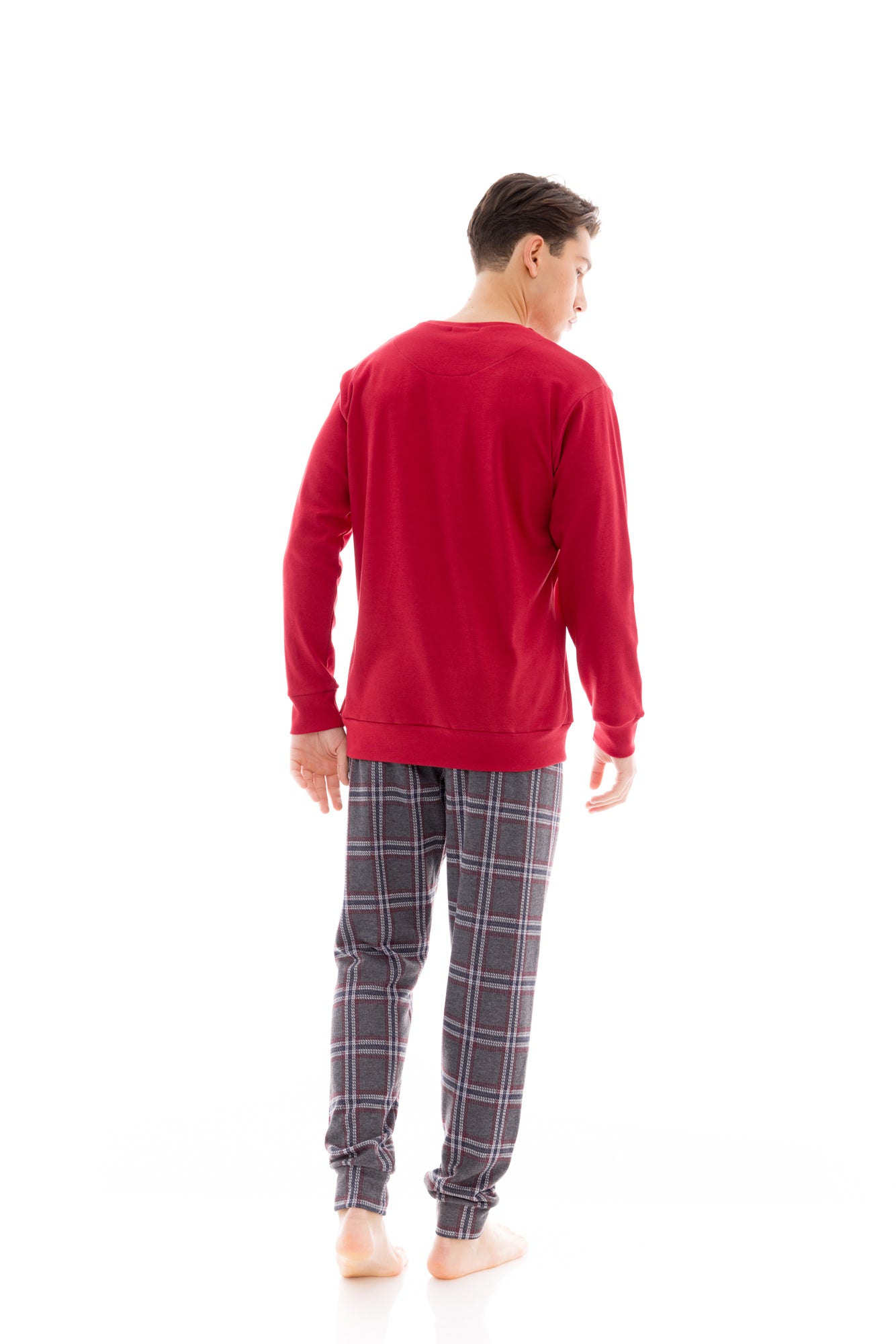 Ulisse - Pyjama Jacquard Grey Plaid