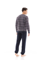 Ulisse - Pyjama Jacquard Grey Plaid