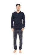 Ulisse - Pyjama Jacquard Blue Grey Plaid