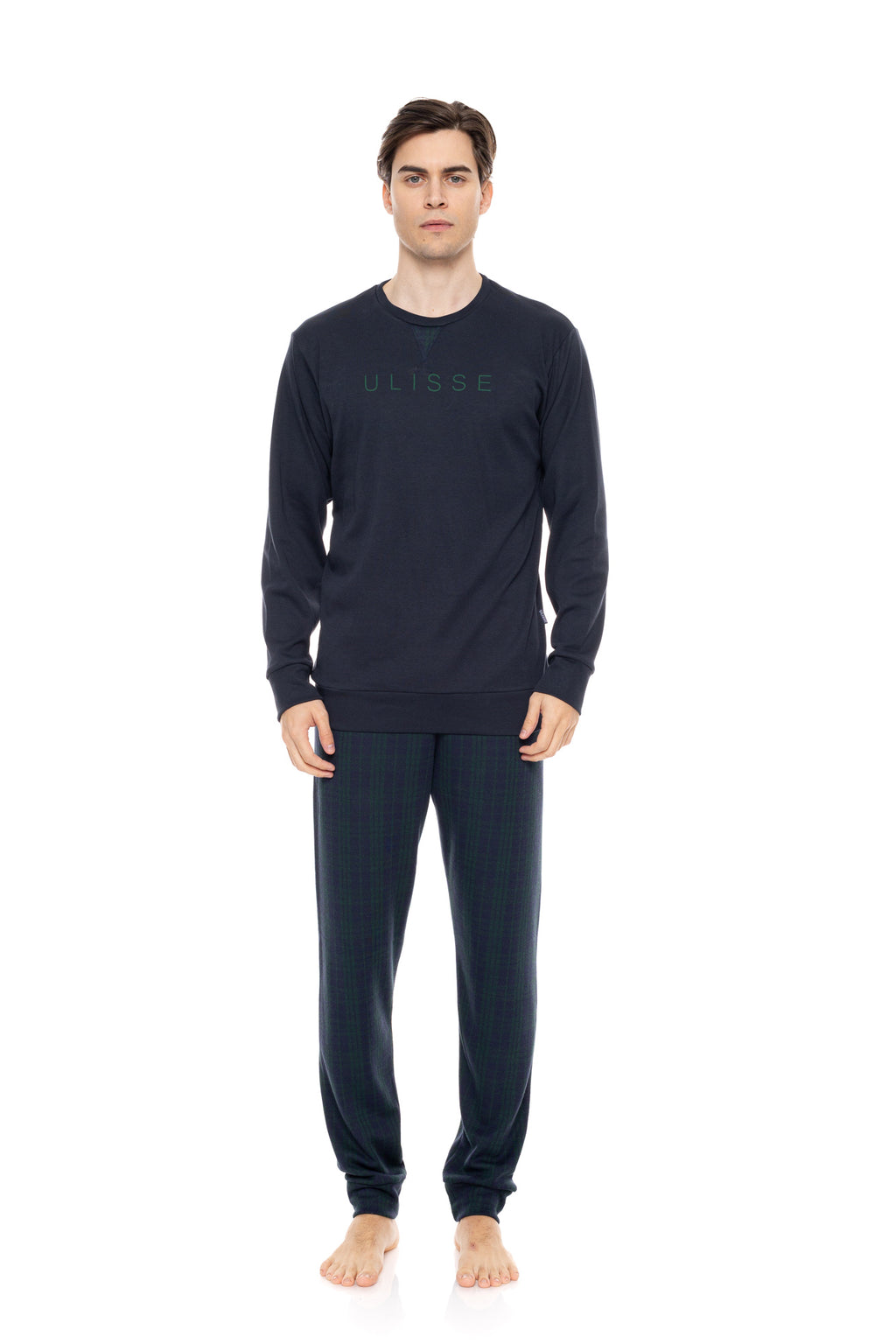 Ulisse - Pyjama Jacquard Green Plaid