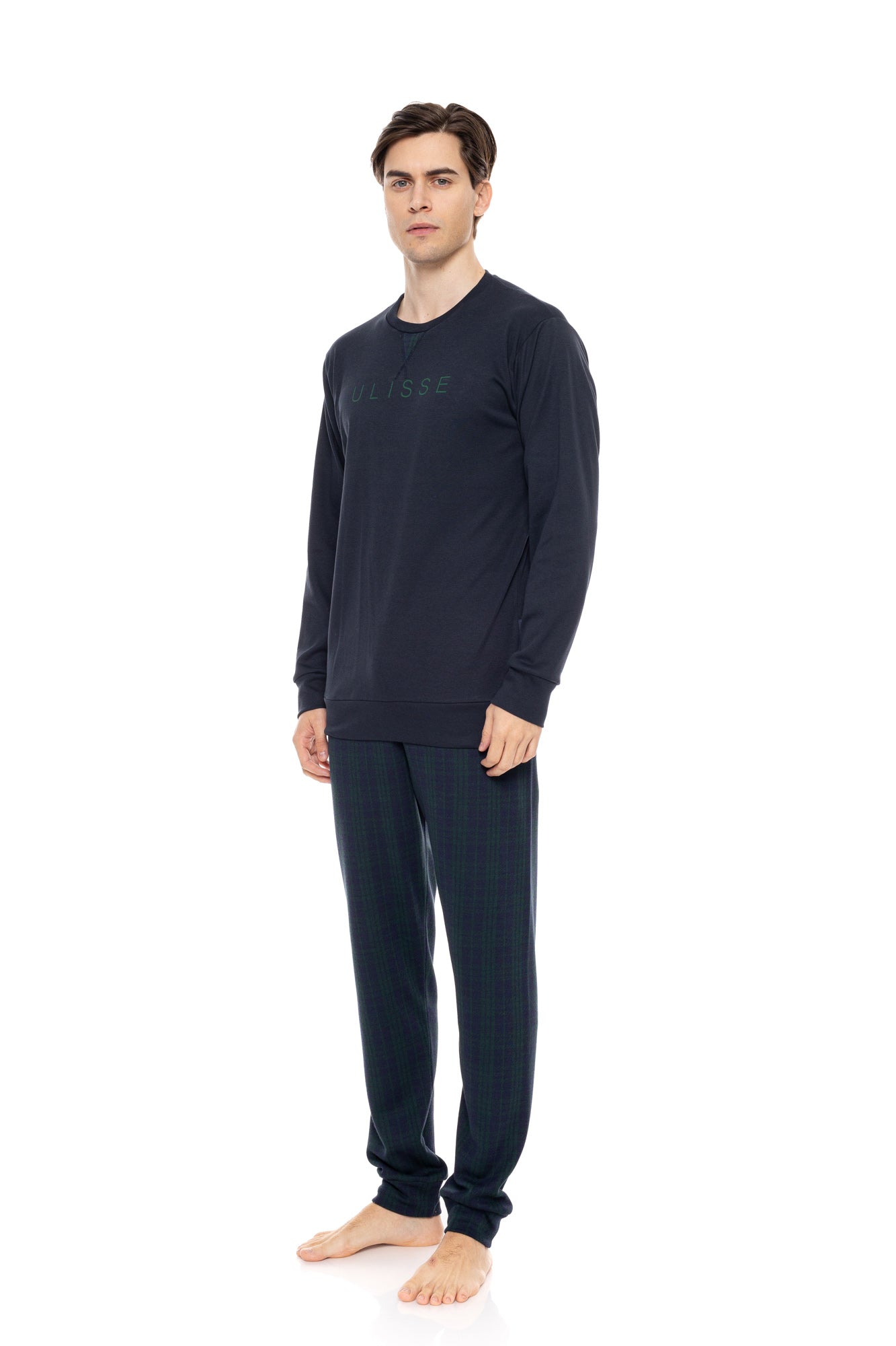 Ulisse - Pyjama Jacquard Green Plaid
