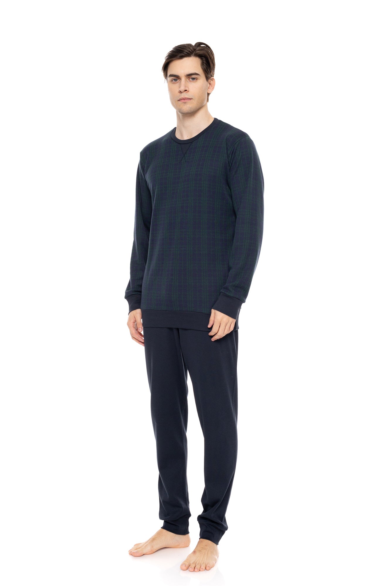 Ulisse - Pyjama Jacquard Green Plaid