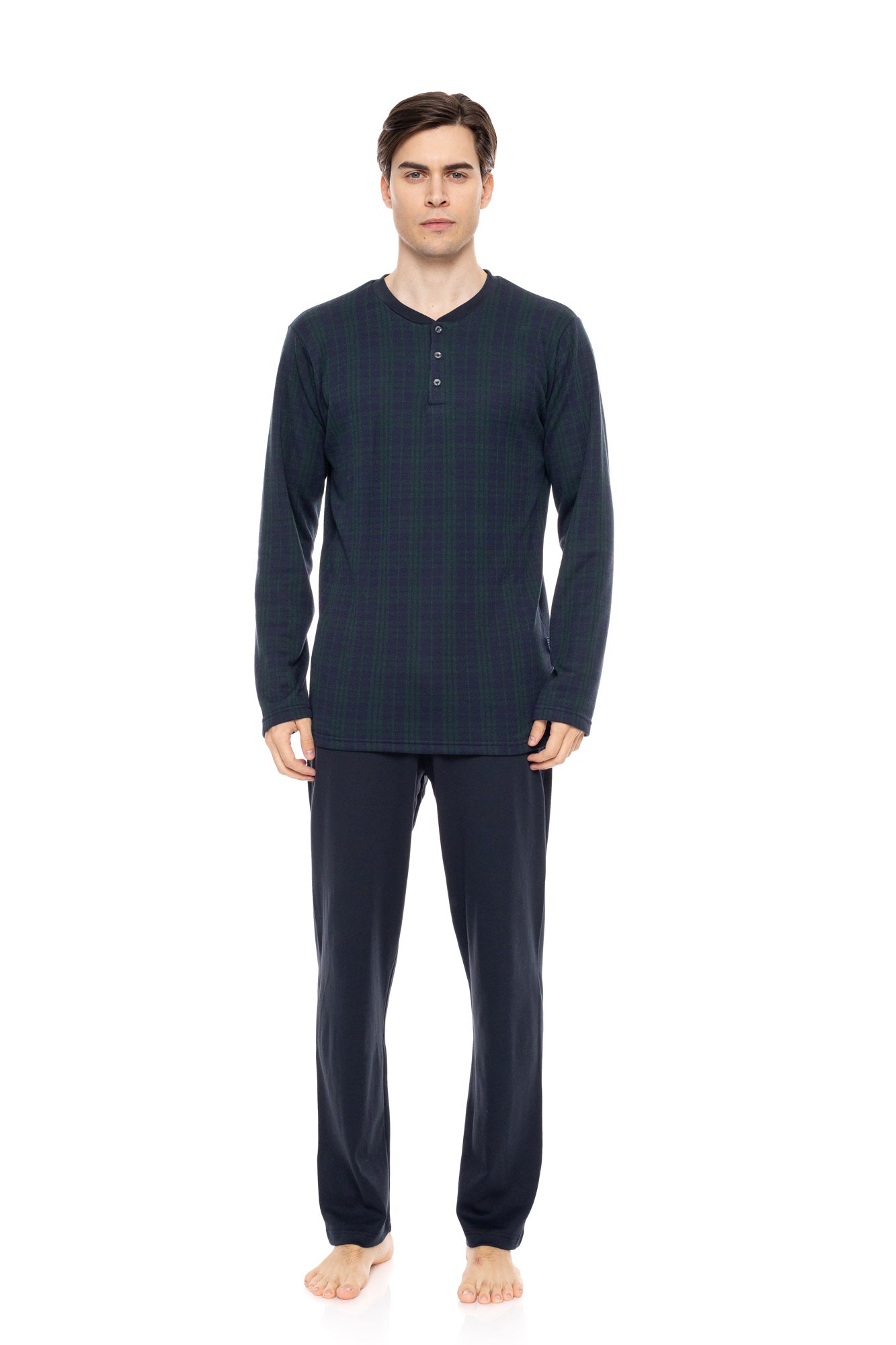 Ulisse - Pyjama Jacquard Green Plaid