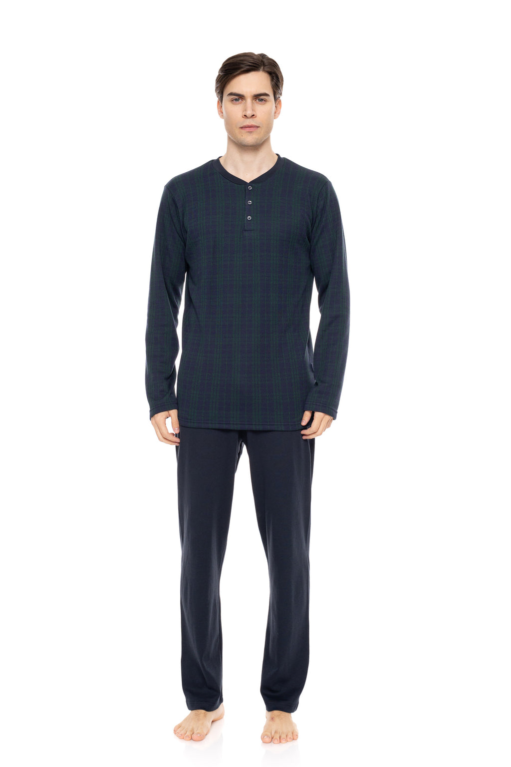 Ulisse - Pyjama Jacquard Green Plaid