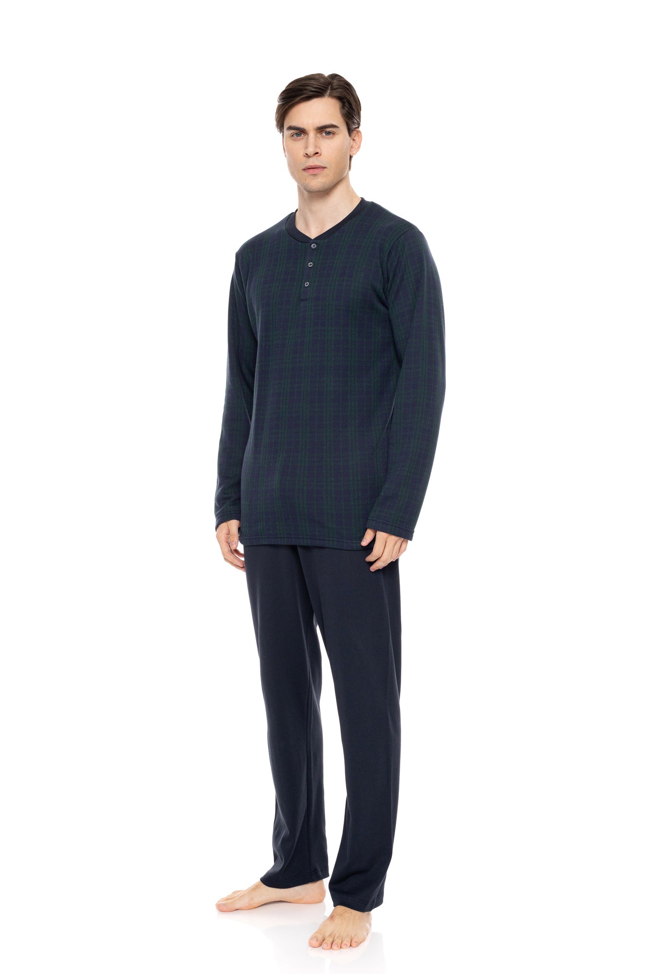 Ulisse - Pyjama Jacquard Green Plaid