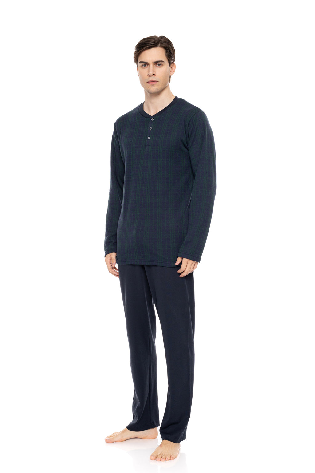 Ulisse - Pyjama Jacquard Green Plaid
