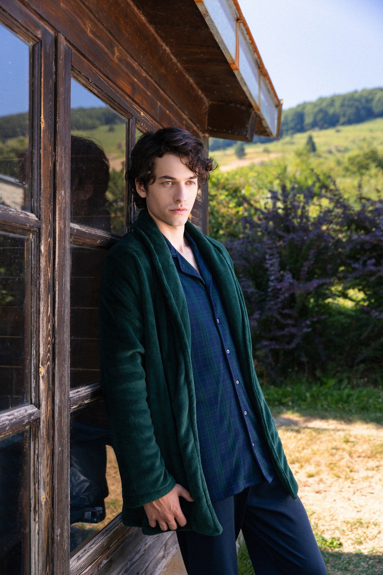 Ulisse - Pyjama Jacquard Green Plaid