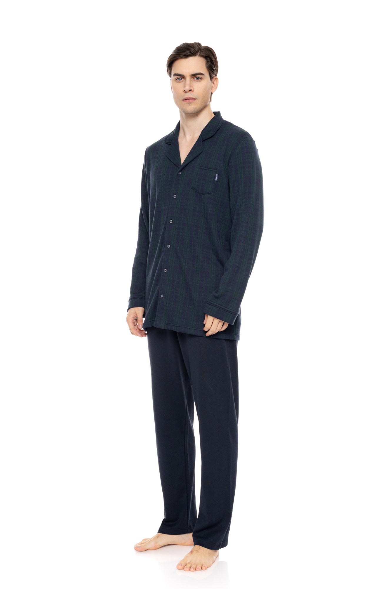 Ulisse - Pyjama Jacquard Green Plaid