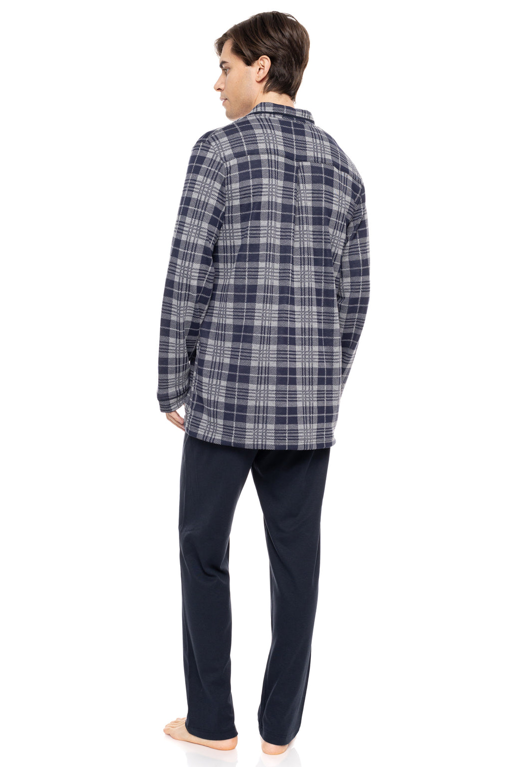 Ulisse - Pyjama Jacquard Blue Grey Plaid