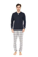 Ulisse - Pyjama Jacquard Grey Plaid