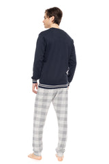 Ulisse - Pyjama Jacquard Grey Plaid