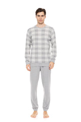 Ulisse - Pyjama Jacquard Grey Plaid
