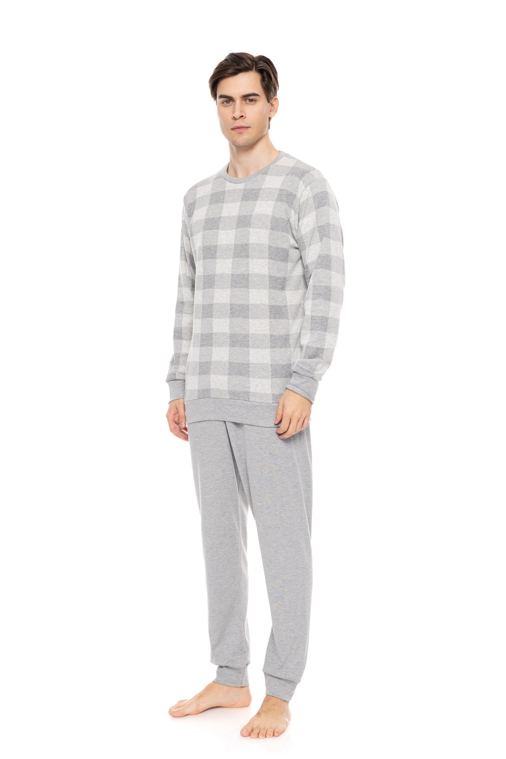 Ulisse - Pyjama Jacquard Grey Plaid