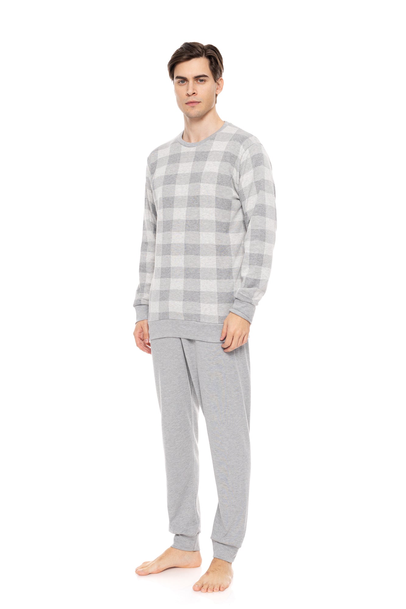 Ulisse - Pyjama Jacquard Grey Plaid