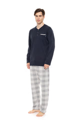 Ulisse - Pyjama Jacquard Grey Plaid