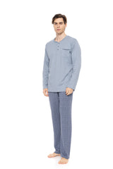 Ulisse - Pyjama Jacquard Blue Stripes