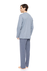 Ulisse - Pyjama Jacquard Blue Stripes