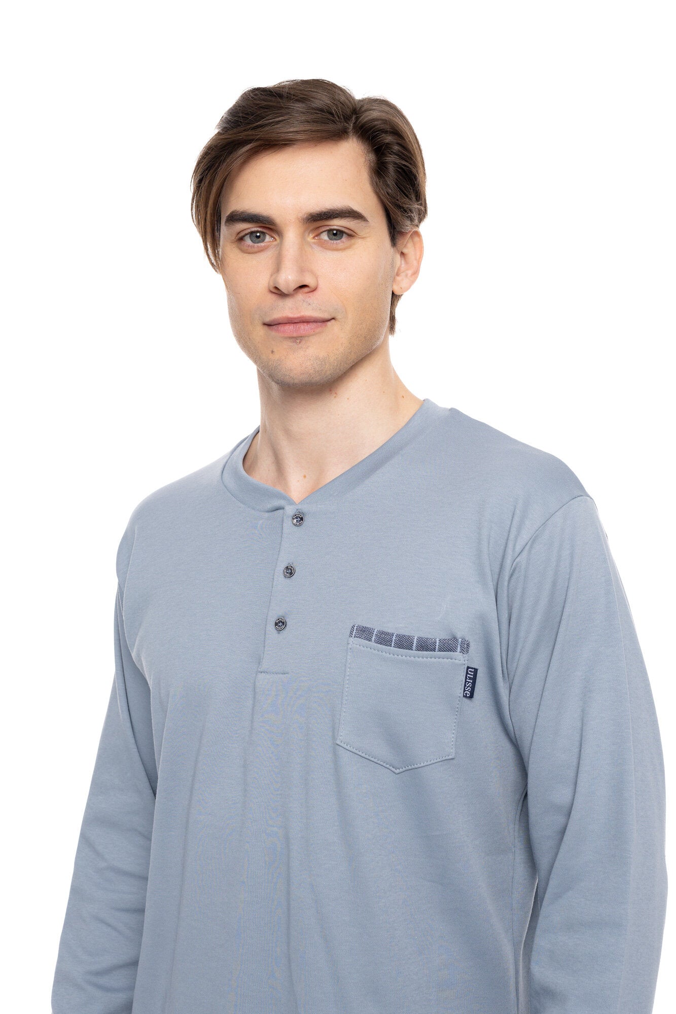 Ulisse - Pyjama Jacquard Blue Stripes