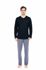 Ulisse - Pyjama Jacquard Blue Stripes