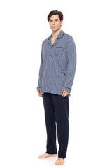 Ulisse - Pyjama Jacquard Blue Stripes