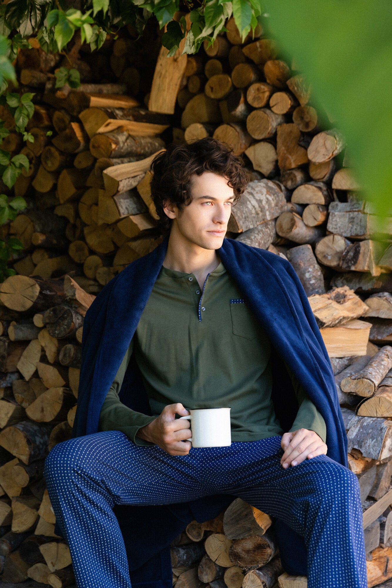 Ulisse - Pyjama Green Geo