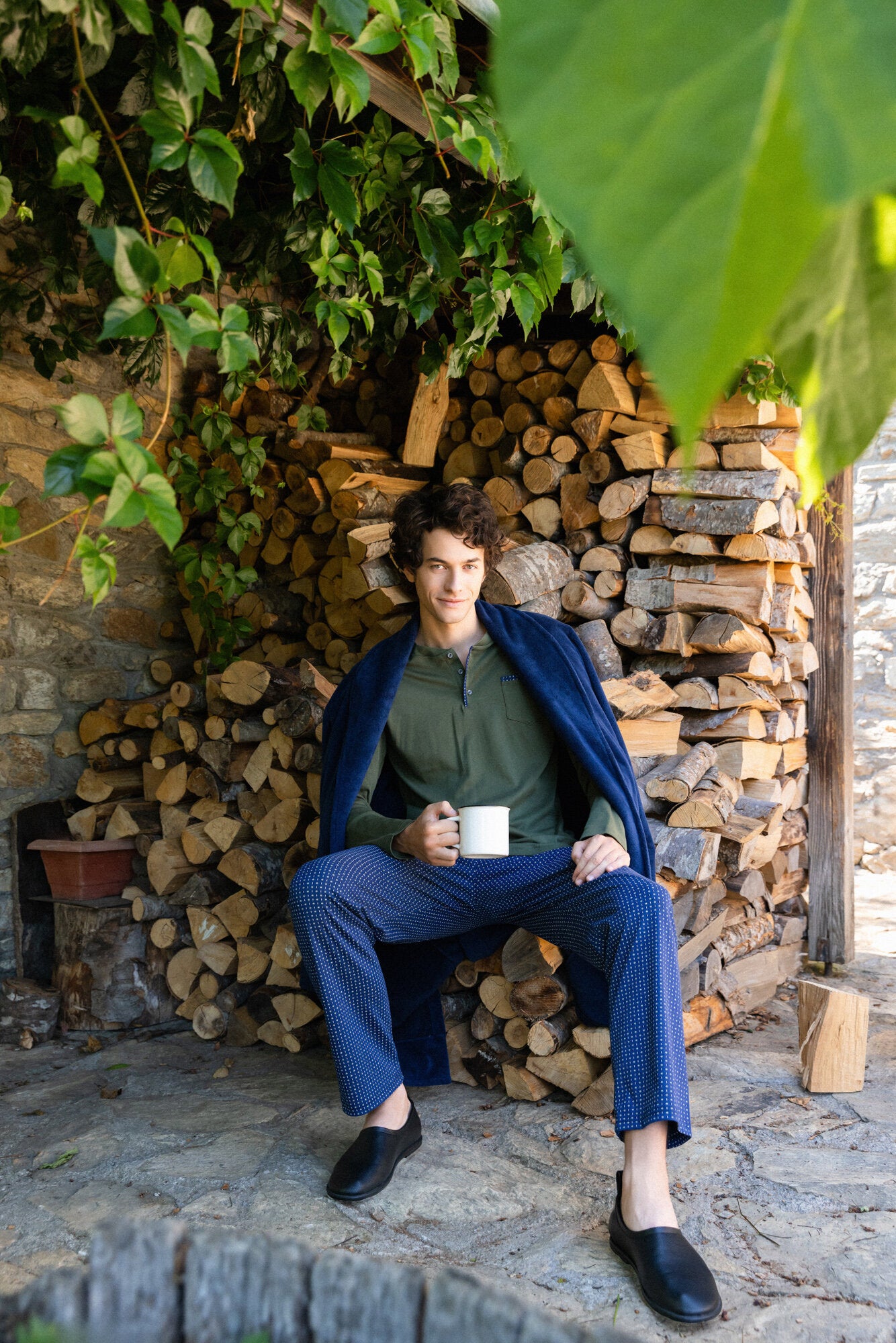 Ulisse - Pyjama Green Geo