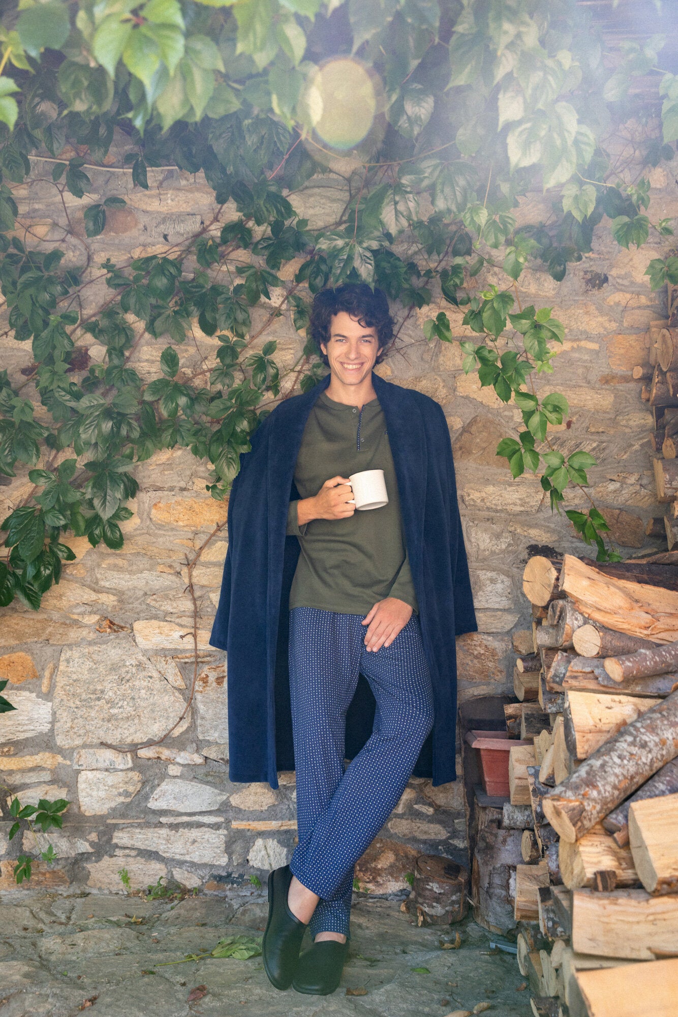 Ulisse - Pyjama Green Geo