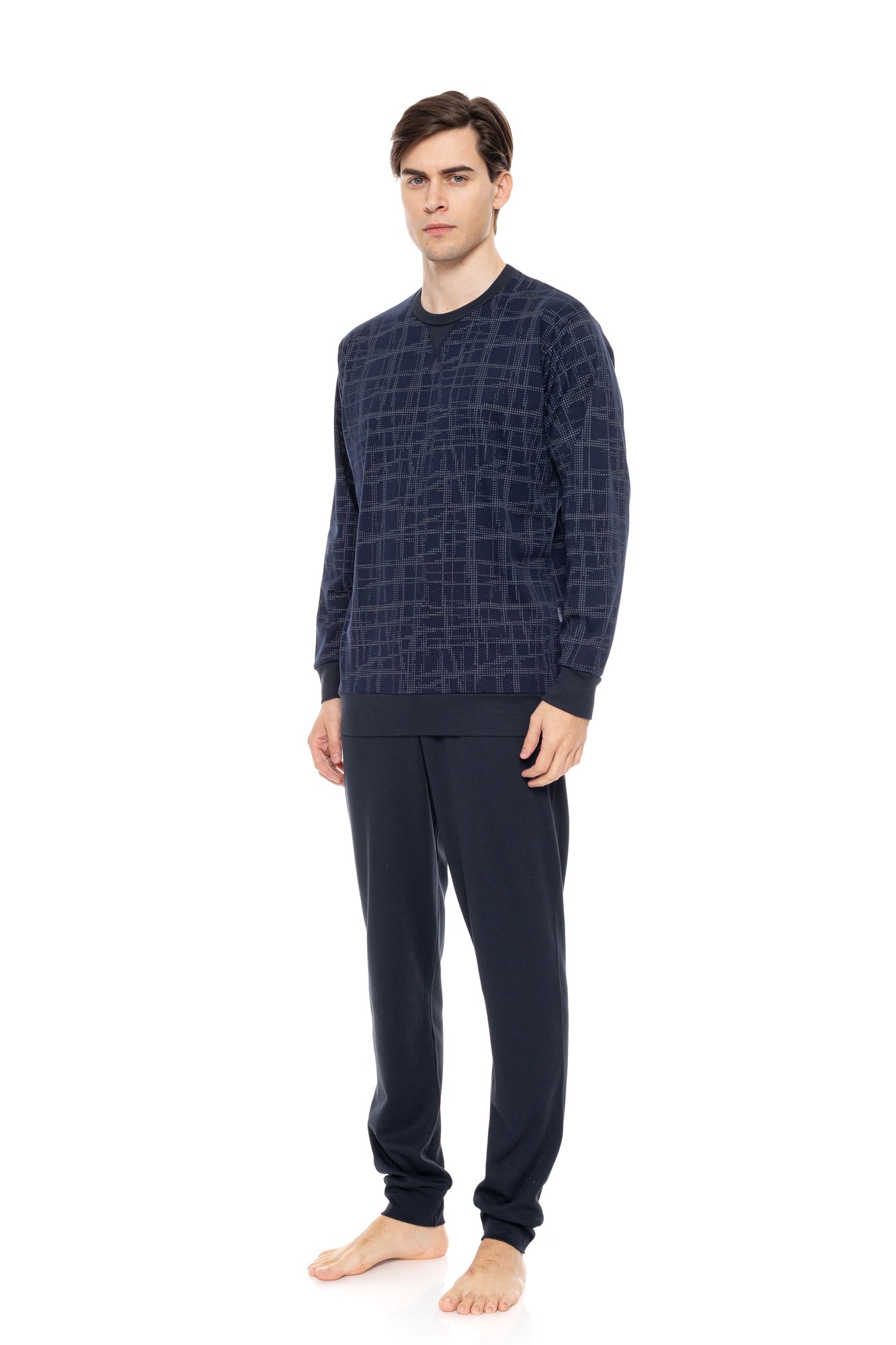 Ulisse - Pyjama Blue Geo Plaid