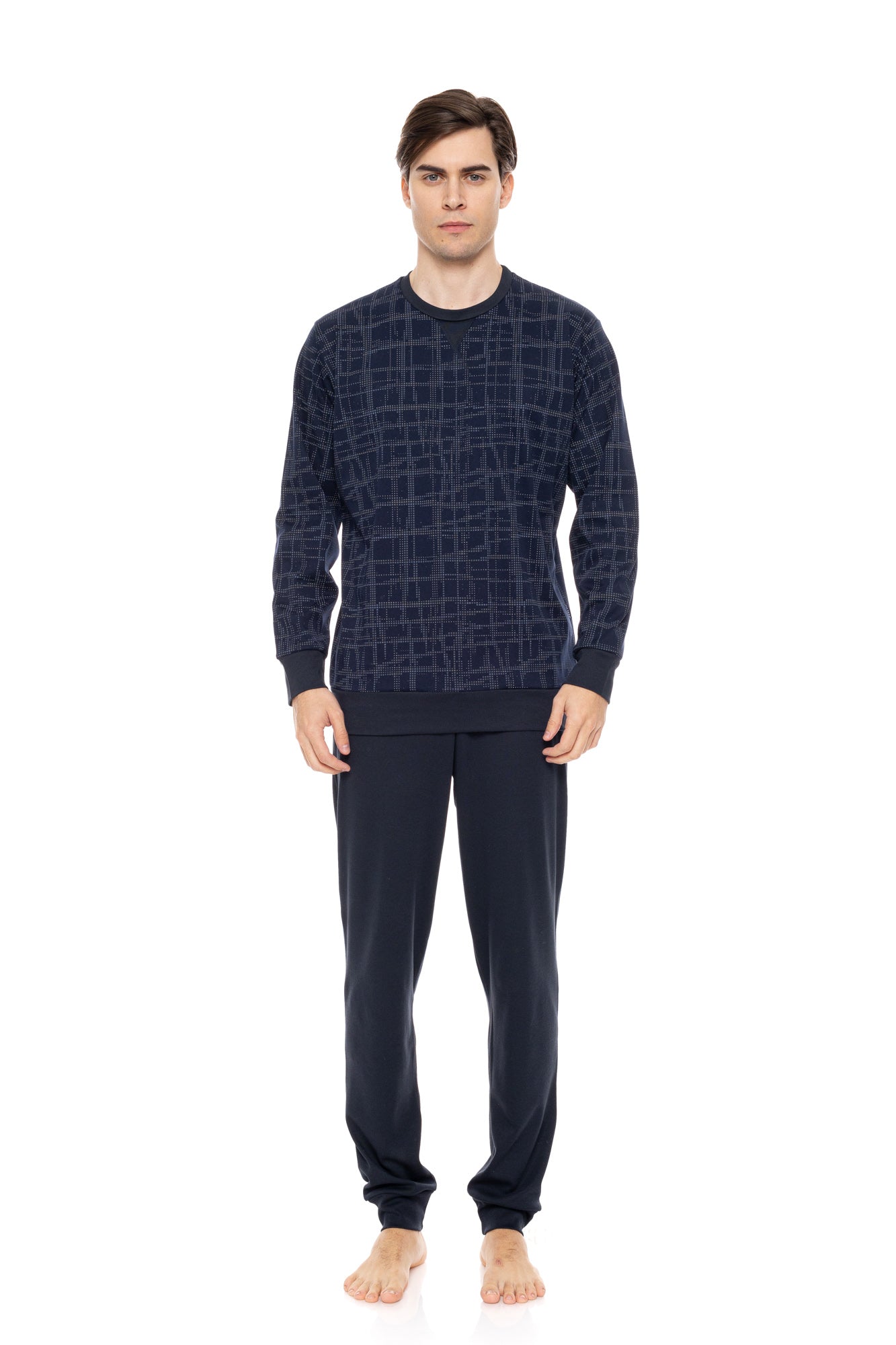 Ulisse - Pyjama Blue Geo Plaid